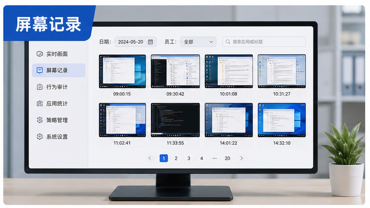 权限分层与远程协助示意图
