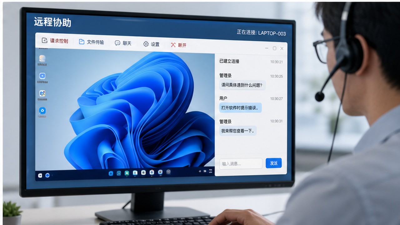 企业终端清单和授权告知示意图