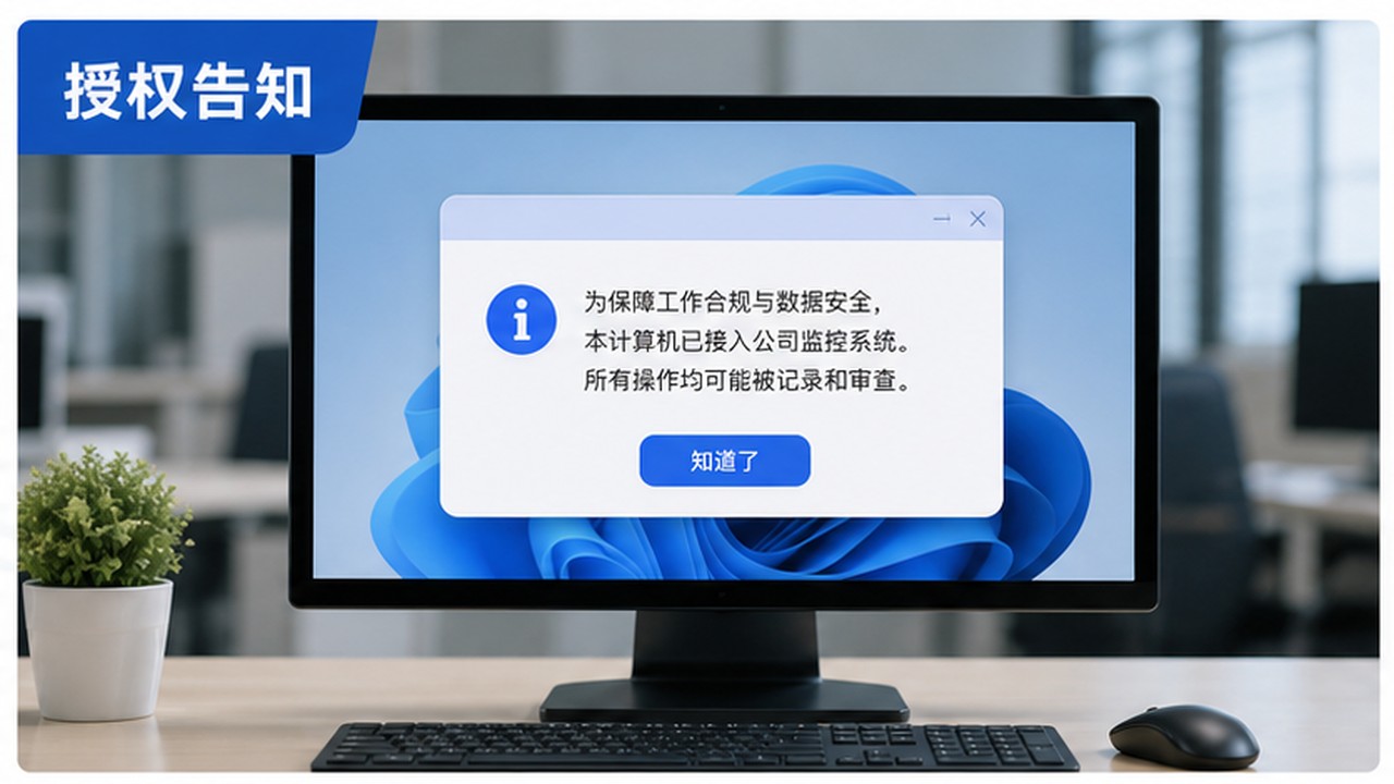 企业屏幕与文件处理流程辅助图