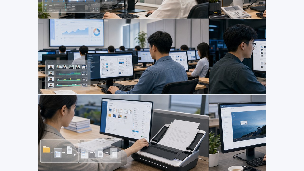 培训教室电脑终端管理场景图